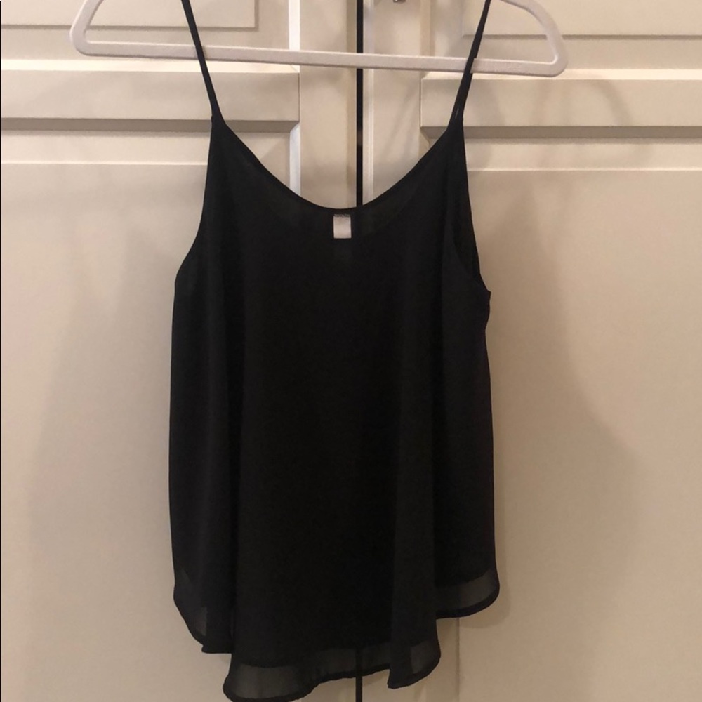 Black tank blouse